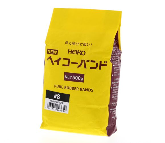 ニューヘイコーバンドのサイズと輪ゴム活用術